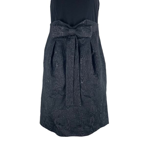 Rickie Freeman Teri Jon Double Bow Front Mini Cocktail Dress Black Size 2 - Picture 5 of 8